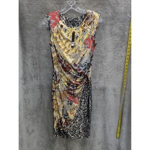 Nic+Zoe Dress Women's Small Abstract Multicolor‎ Sleeveless